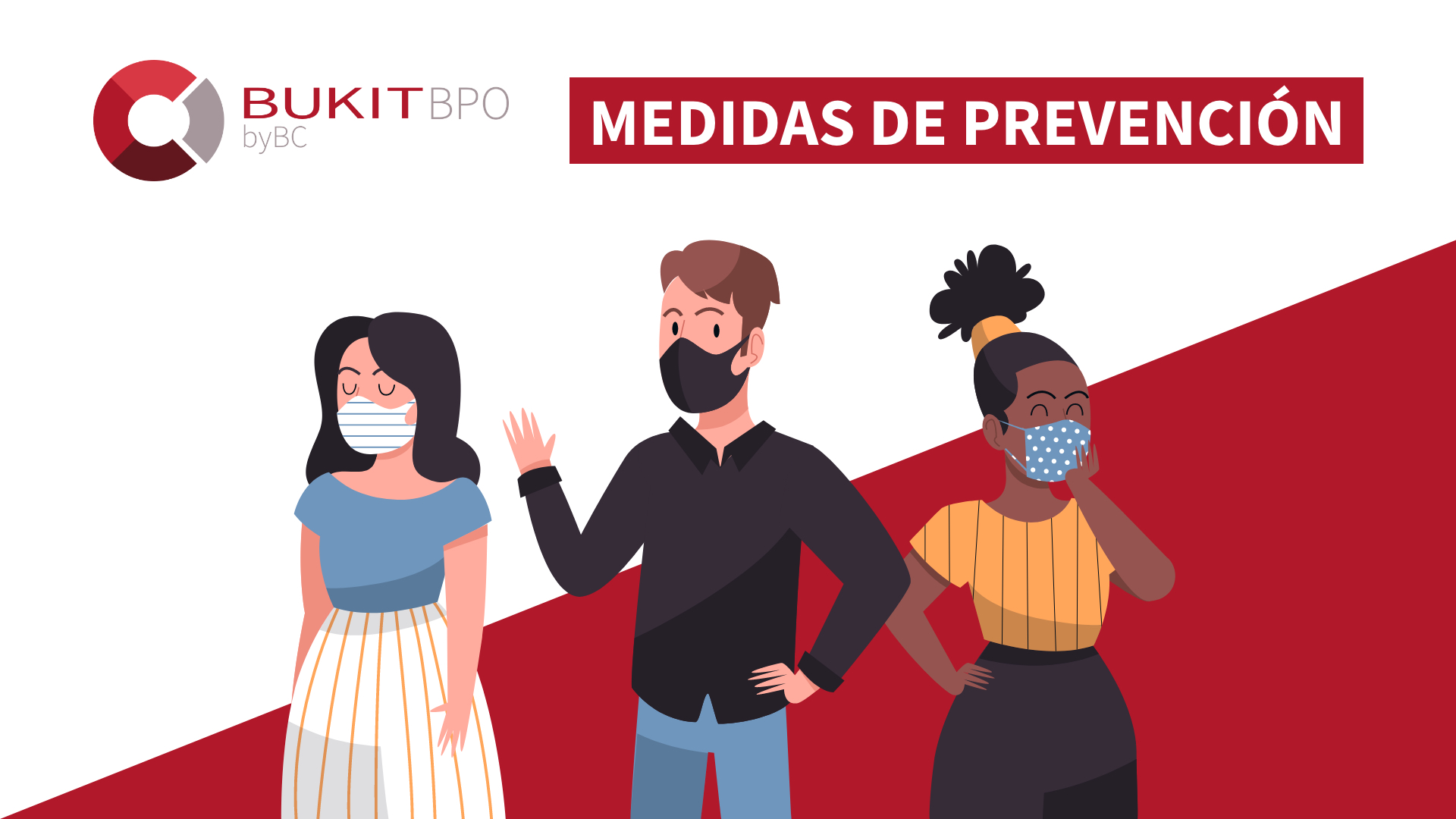 Lee más sobre el artículo Medidas de prevención frente al COVID en Bukit BPO